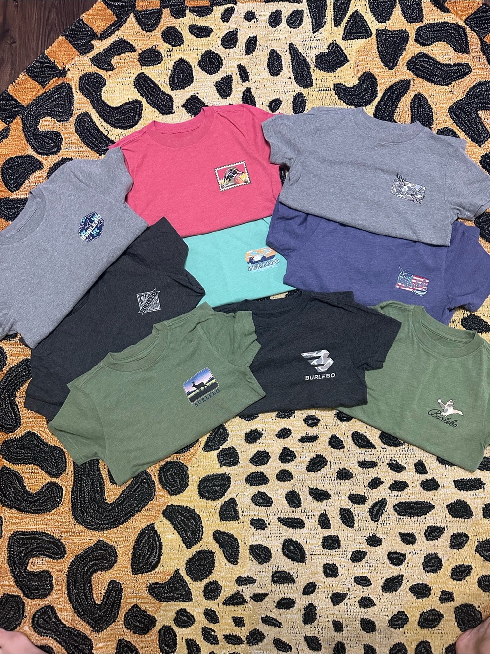 BURLEBO Kids Short-Sleeve Graphic Tees